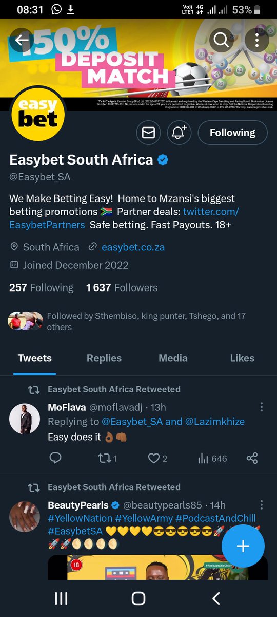 SejaMarco2's tweet photo. @Cavah_LeroySane @Easybet_SA https://t.co/bJggihJirX