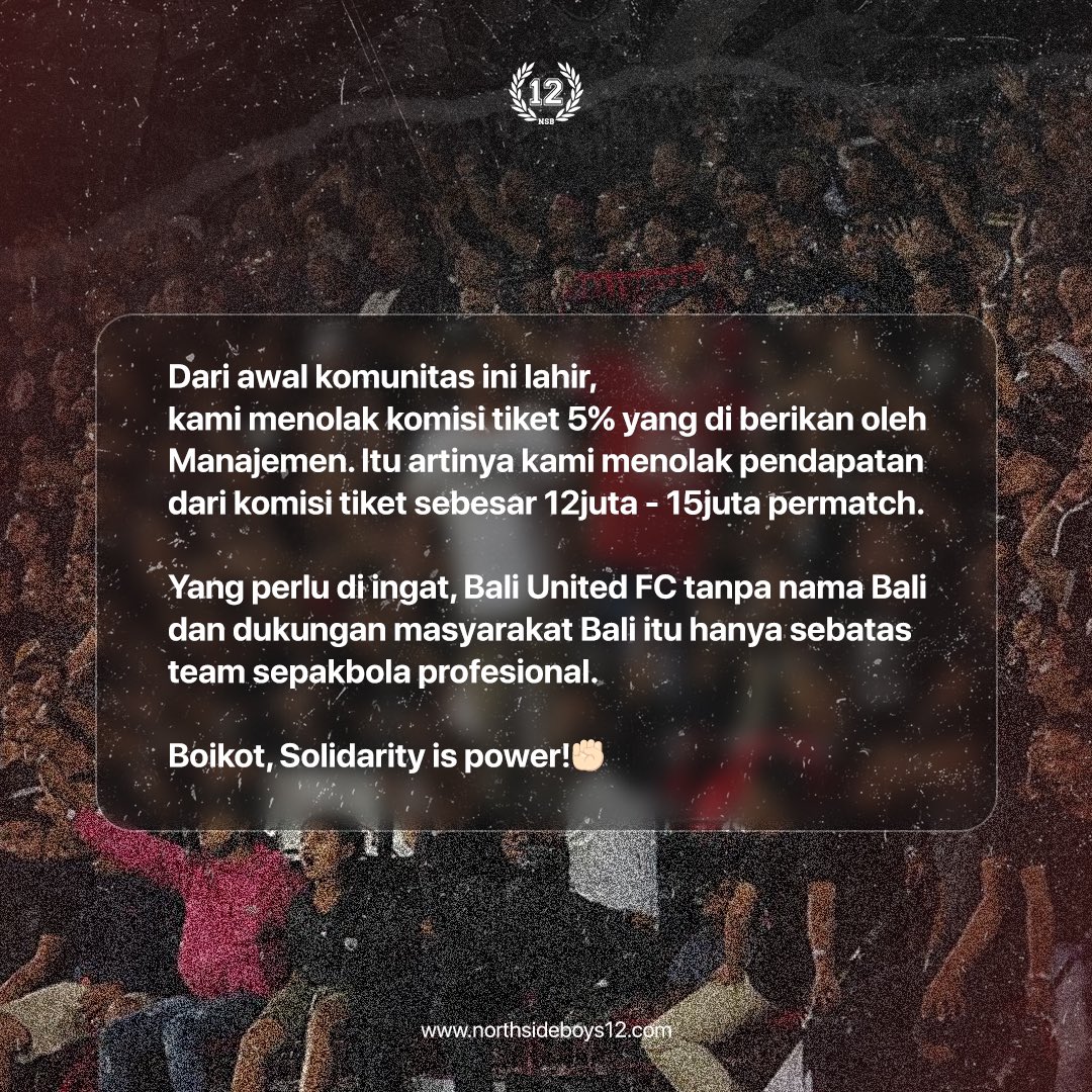 BALI UNITED FANS! tweet media