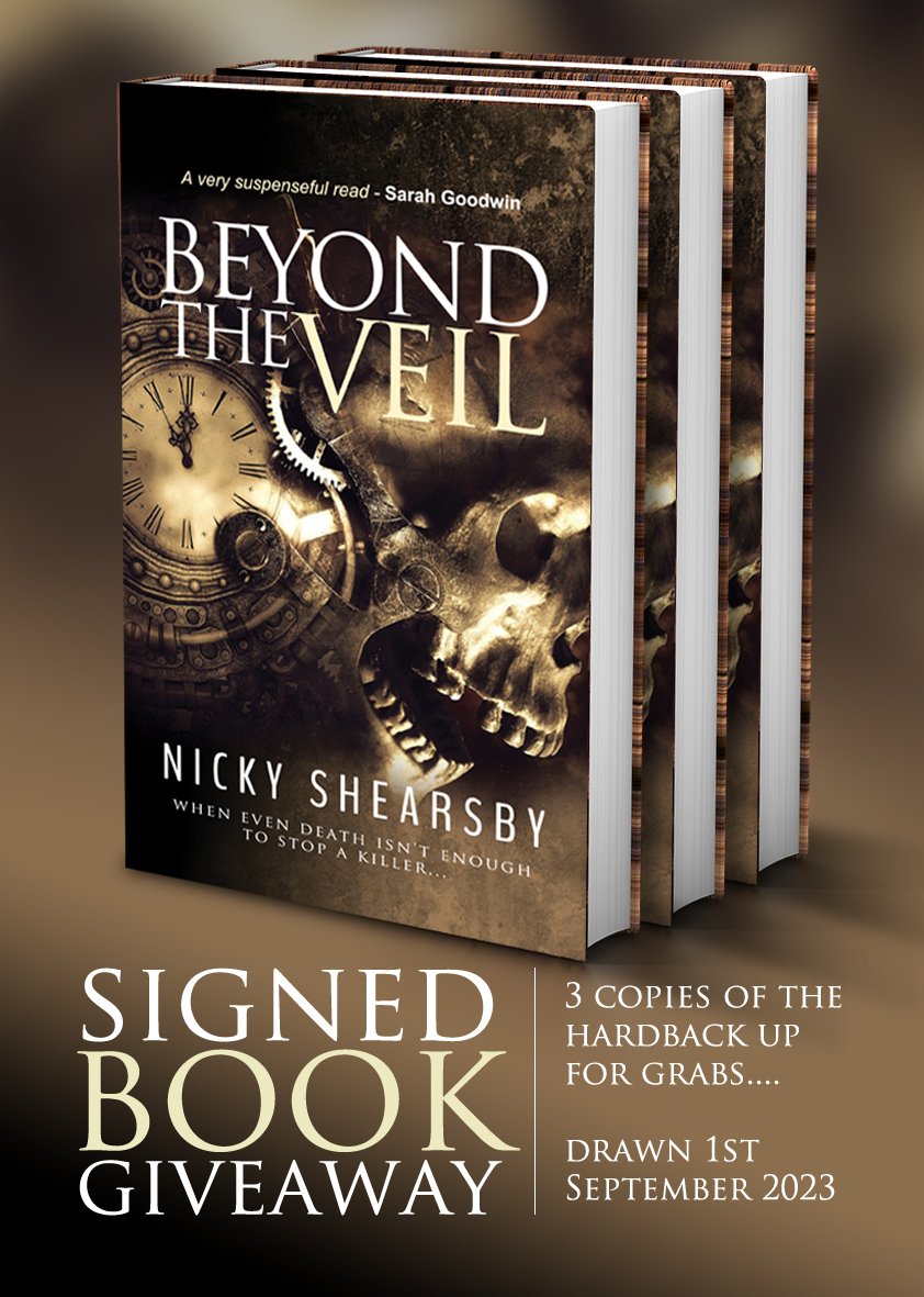 To launch my brand new psychological thriller series coming in September, I am giving away a signed hardback copy of ‘Beyond The Veil’ to 3 lucky entries. To enter, just make sure you’re FOLLOWING me, LIKE and RETWEET this post, and tell me in the comments why you enjoy my books.…