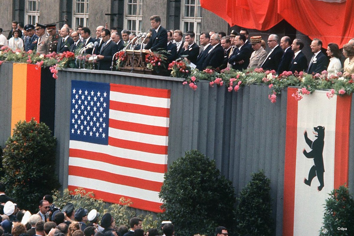 ベルリンの壁が建設された2年後、今から60年前の1963年6月26日に