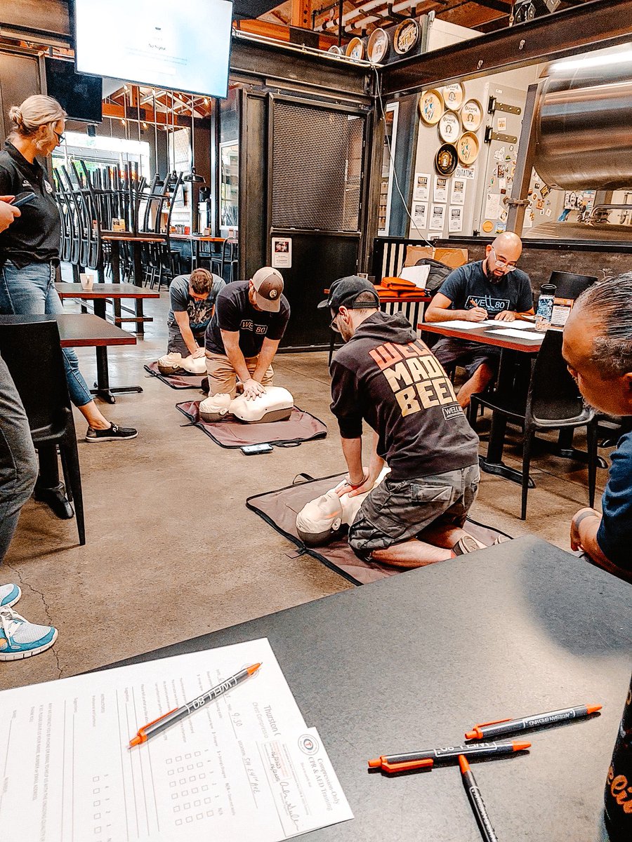 Serving up great beer with peace of mind!

Our staff is CPR certified. 😎