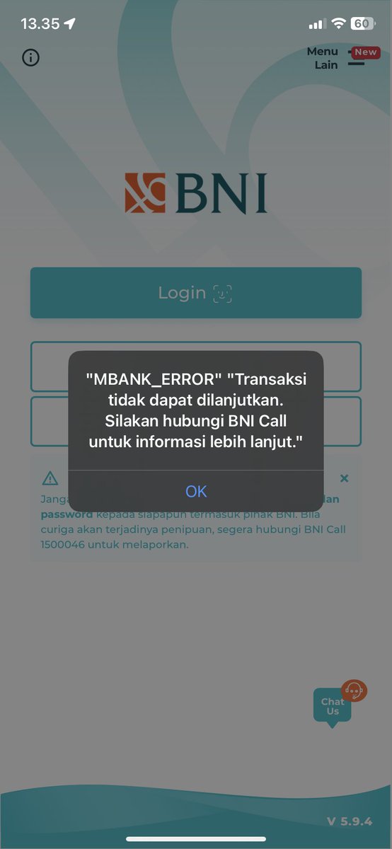 Mbank bni emg lg trouble apa punya gue doang yg begini?