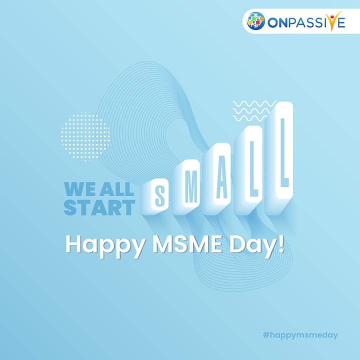 Today, let us honor the backbone of our economy and the engine of innovation and growth - Happy Micro, Small, and Medium-sized Enterprises Day!

#MSMEday #SmallScaleIndustry #economy #Development #Entrepreneurship #EconomicGrowth #BusinessUpgradation #SmallBusinessGrowth