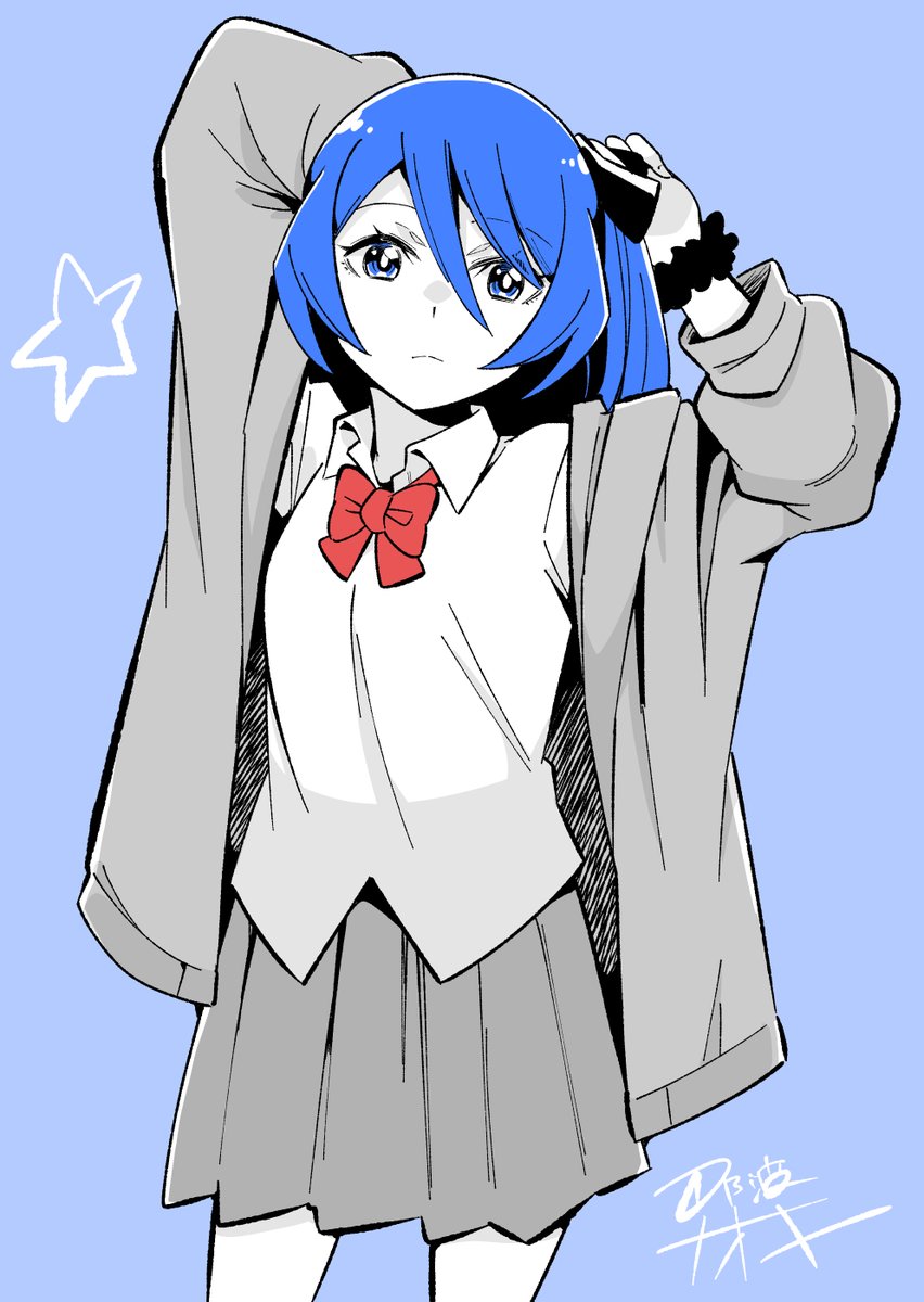 「#ヨンクラ のミヤビちゃんを描きました。 これで5人目チームヨンクラスターコンプ」|ナバナオキ✒︎漫画家のイラスト