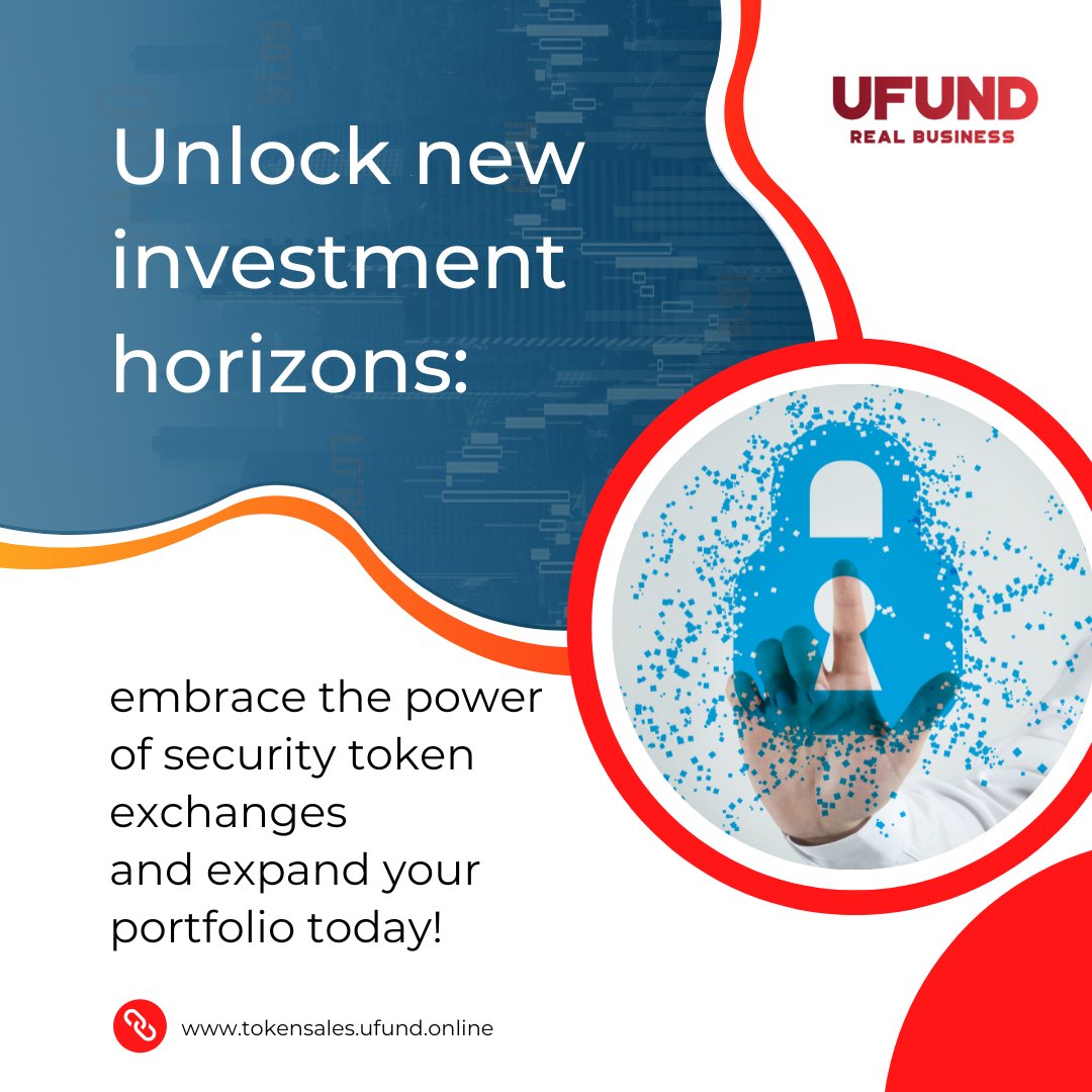 UFUND1's tweet photo. Security token exchanges democratize investment opportunities, allowing a broader range of investors to participate and expand their portfolios.
Explore more at: https://t.co/jTvy7LZURy
#ufund #DemocratizeInvestment #ExpandYourPortfolio #InvestmentOpportunities #TokenExchanges https://t.co/uumIxNgZd7