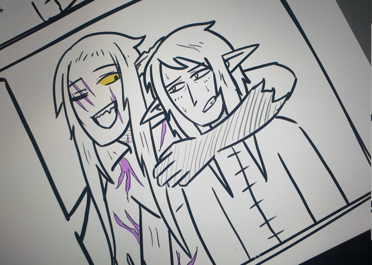 DemonsandDrama's tweet photo. Some morning work, but what is cadogan saying? 

#wip #workinprogress #demonsanddrama https://t.co/ExG4Bih1l3