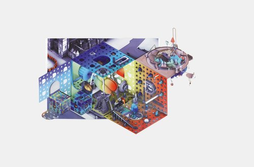 RIBAJ's tweet photo. Chia-Yi Chou wins first place in the student section of our Eye Line drawing competition, for her extremely skillful, fascinating folding forest, built on the concept of the fractal cube  @BartlettArchUCL 
https://t.co/poXp1xtgDd
#ribajeyeline https://t.co/frMtK9c9fi