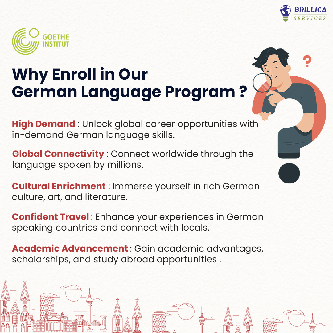📷 Enroll in Our German Language Program and Unleash a World of Opportunities!
#GermanLanguage #LanguageLearning #BrillicaServices #GlobalConnectivity #CulturalEnrichment #LanguageProgram #TravelWithConfidence #AcademicAdvancement #OpportunityKnocks #UnlockYourPotential