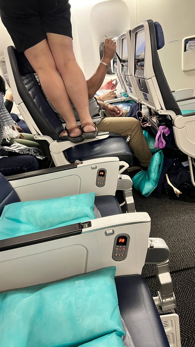 Do you think this is acceptable? That’s why you have to wipe everything down in the plane. Not acceptable. Did we learn nothing during COVID?