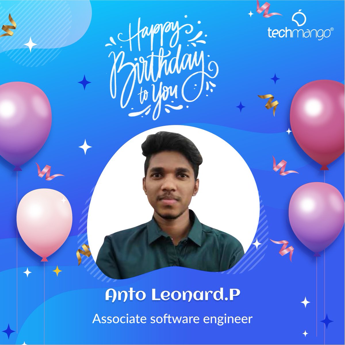 Techmango Wishes Happy Birthday to Anto Leonard

May this birthday be the beginning of an incredible journey towards your goals and aspirations.

#happybirthday #birthdaycelebration #birthday #happy #gift #celebration #birthdaywish #cakecutting #techmango #happyday #happiness