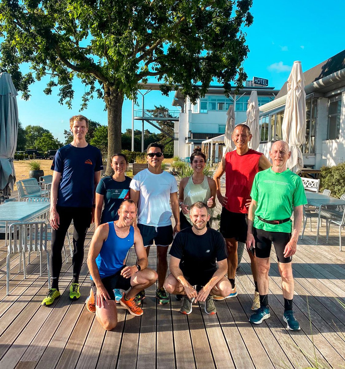 🏃‍♀️🏃‍♂️ rise and shine! We kicked off the third day of the course #MuscleCPH2023 by running with the professors @proferikrichter @tejensen23 💥 @kwickham9 @MuscleBiology @RasmusKjobsted