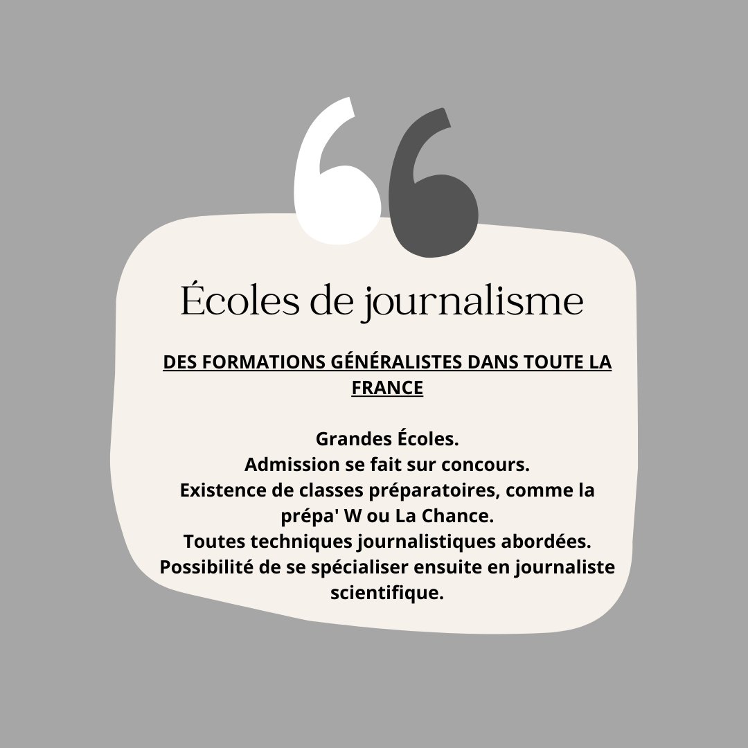 MorganePetit22's tweet photo. 🎓 #MardiConseil : les formations de communication scientifique hors masters
Après un premier post sur les masters de #CommSci en université, je vous propose de découvrir les autres types de formation existants 👨🎓
#communicationscience #communicationscientifique #formation https://t.co/VymAPKxLJJ