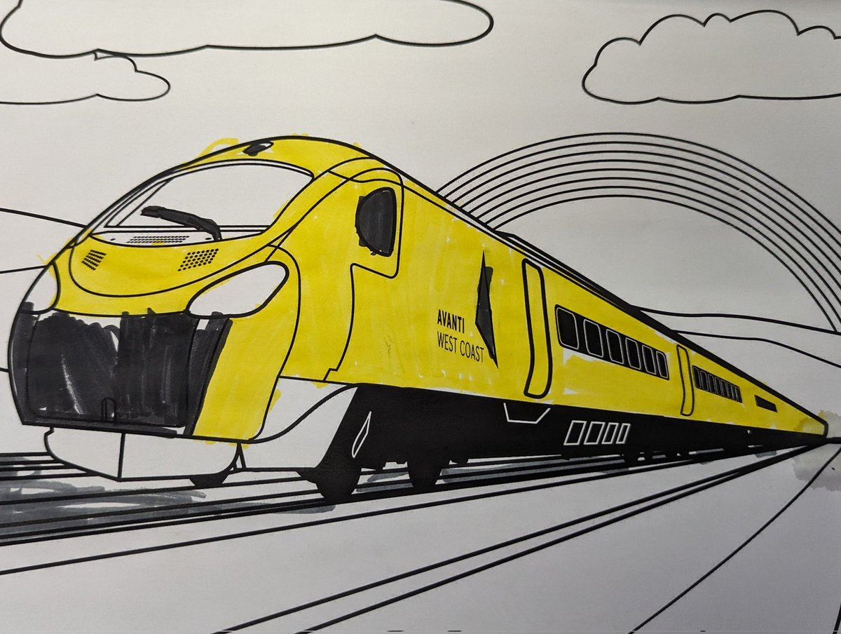 RussellJPreece's tweet photo. I couldn't let #railsafetyweek go by without covering Rail and Level Crossing Safety with my Beaver Colony, followed by designing their own Pendolino @AvantiWestCoast - this all counts towards their Safety Badge as well https://t.co/Zz8yUl2lN1