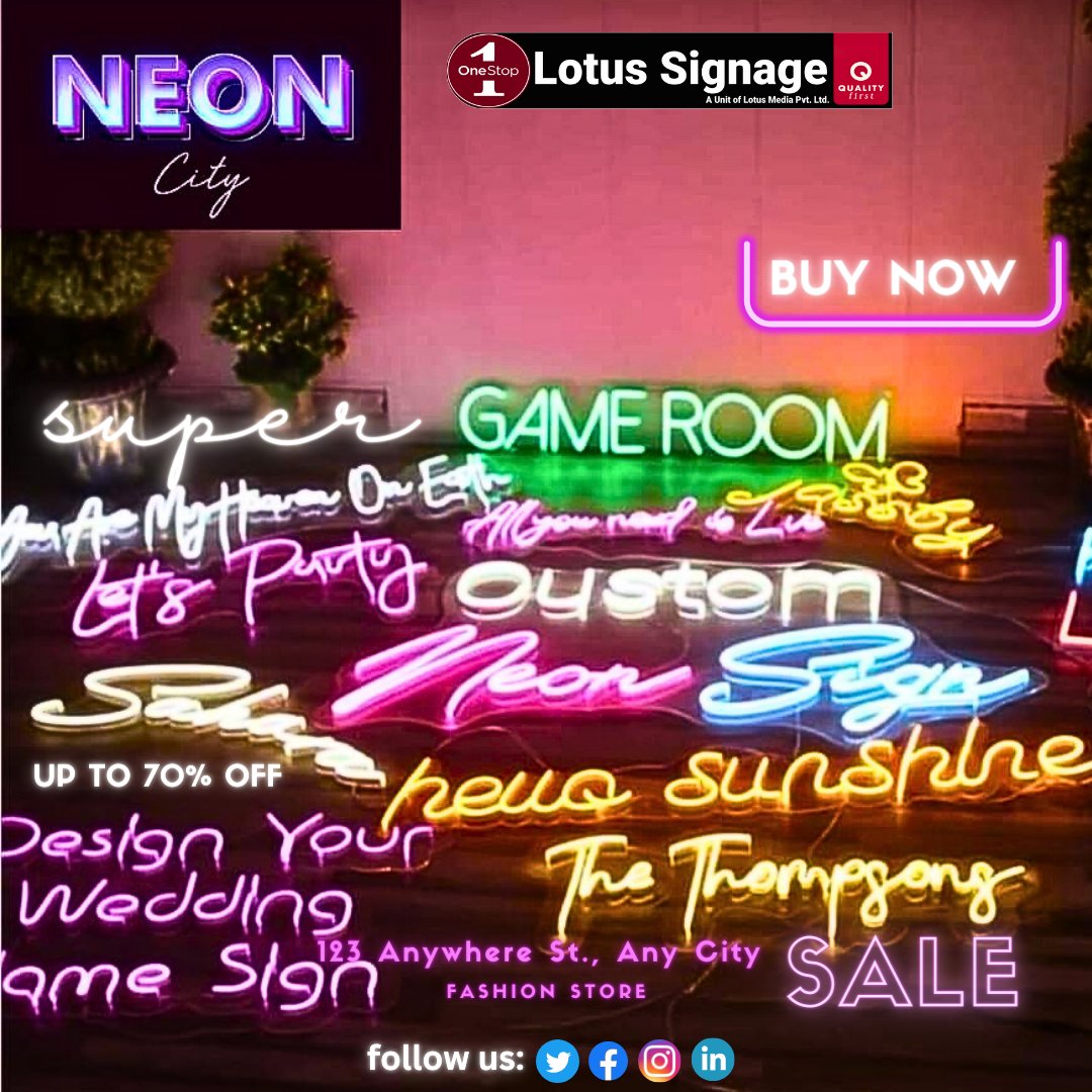 Shop this super neon sign made by <a href="/neonletter/">nice</a> for your bedroom and completely transform the vibes of your space, Also perfect for Gifting 🎁 to your loved ones!

Upgrade any walls in your restaurant, cafes, office or home with our gorgeous and custome made neon signs!