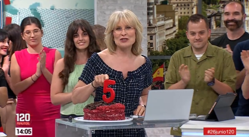 Dos30TV's tweet photo. LÍDER #120Minutos en la mañana de @telemadrid gustando al 17.4% de cuota, 99.000 espectadores y siendo visto por 252.000 personas únicas

+162% que la cuota del canal

BRU-TAL lo que ha conseguido en estos 1ºs 5 años!

FELICIDADES!

#QueVivaLaTele #Audiencias https://t.co/VdqNeVafa7