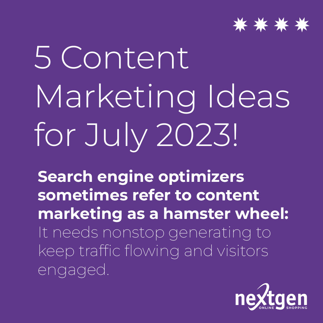 Five content topics your business can use in July 2023.

👉 Amazon Prime Day
👉 Elvis Presley
👉 National Mojito Day
👉 AI Co-host
👉 Independence Days

#nextgenshopping #sellyourproducts #sellingproducts #onlinebusinessowners #contentmarketingideasforjuly