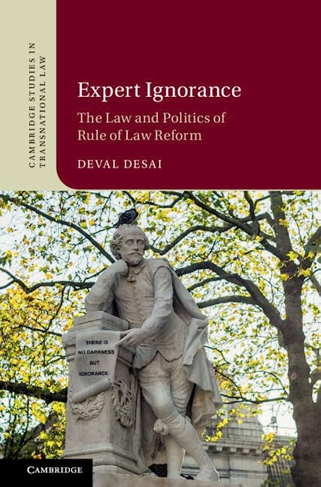 📚 A brand new book -- "Expert Ignorance" @CUP -- on the simultaneously strategic, performative, and authentic dimensions of expert advice on governance and the rule of law. A thoroughly original thesis worth reading.

🎉 Available in Open Access: cambridge.org/core/books/exp…