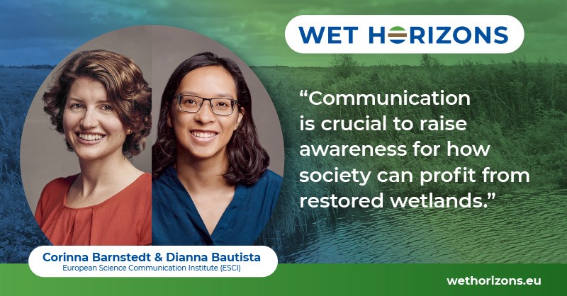 Wet and #peatland degradation has ties to our daily lives.

This is the motivation for our communication partners @SciComms. Read as @CB_SciComm  and @DiannaKBautist1  explain the impacts of #WetlandRestoration for #society. 

#FacesOfWETHORIZONS #ScienceCommunication