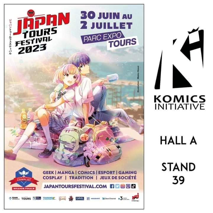 Venez nous retrouver ce weekend au Japon Expo de Tours 👇