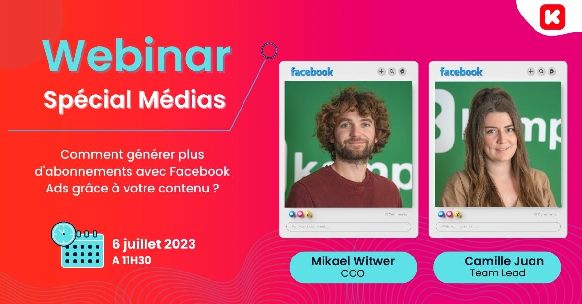 À l’ère du digital, un média a tout intérêt à utiliser Facebook ads pour accroître son nombre de souscriptions. Alors nos spécialistes Meta Business Partner vous donnent rdv le 6 juillet prochain pour vous en dire plus ! 
ow.ly/lilM50OVEbH