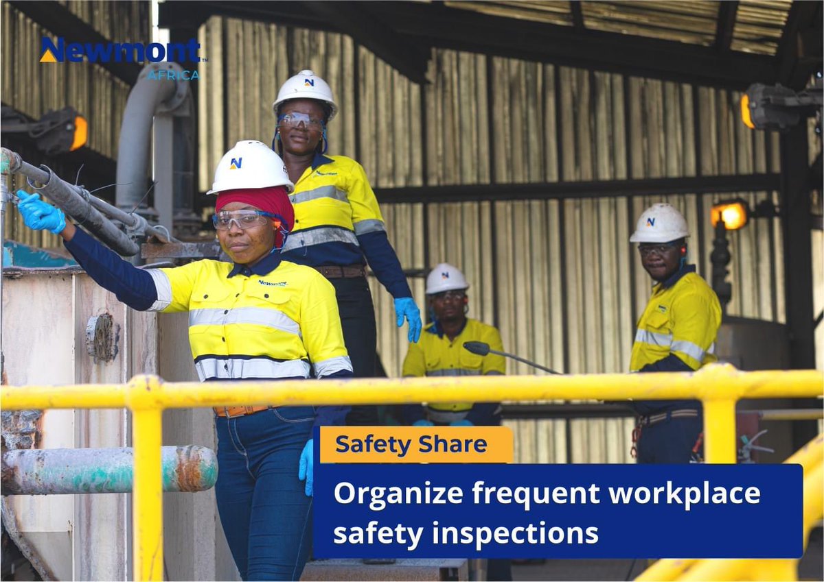 Newmont Africa on Twitter "SafetyShare To ensure a consistently safe workplace, there must be