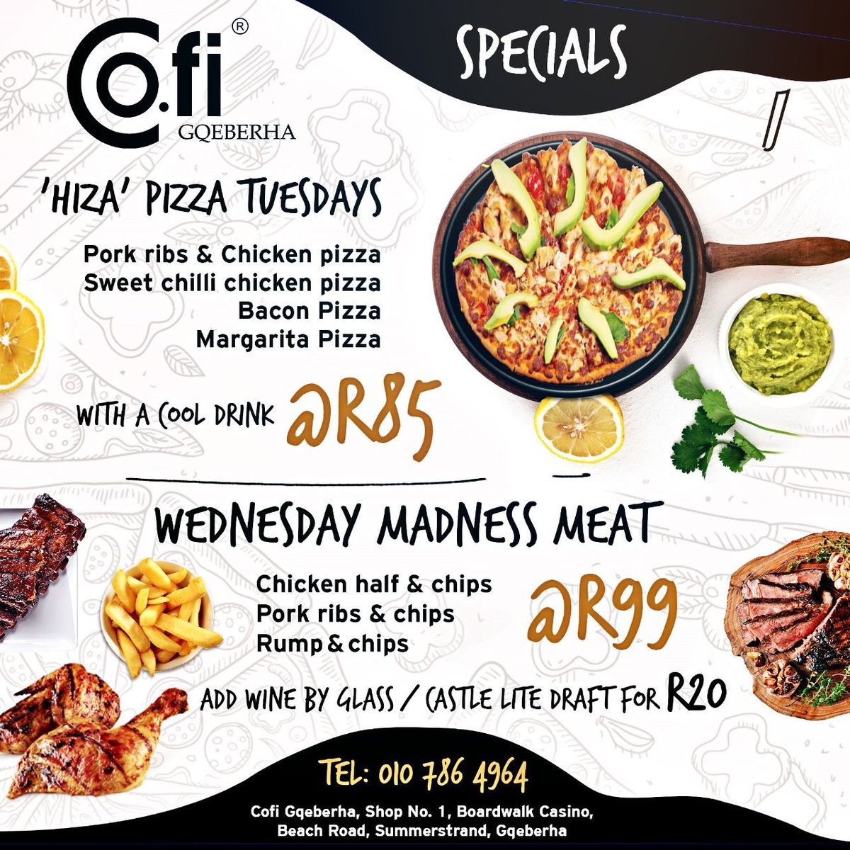 Come say hi with our delicious weekly specials 😍🤤

#cofispecials #cofigq