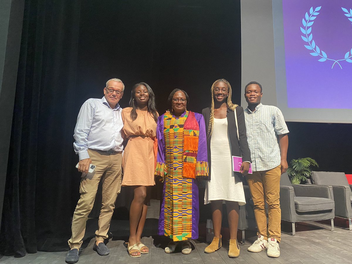 kevinossah's tweet image. La Prof. Glitho-Akueson, doyenne honoraire de la fac des sciences à l’Université de Lomé a été élevé au rang de Doctor Honoris Causa à l’Université Toulouse III - Paul Sabatier, présenté par le président @jeanmarcBroto. Heureux d’avoir assisté à la cérémonie !#UT3PaulSabatier