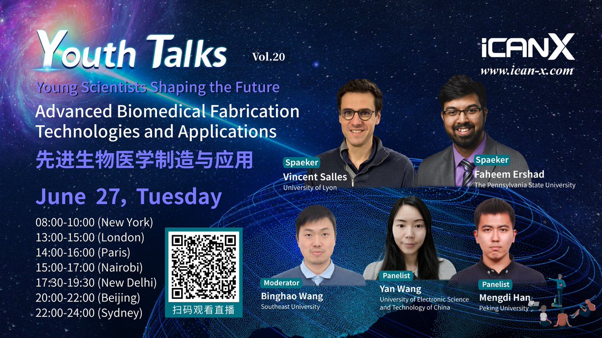 Check out the iCANX Youth Talks this week!