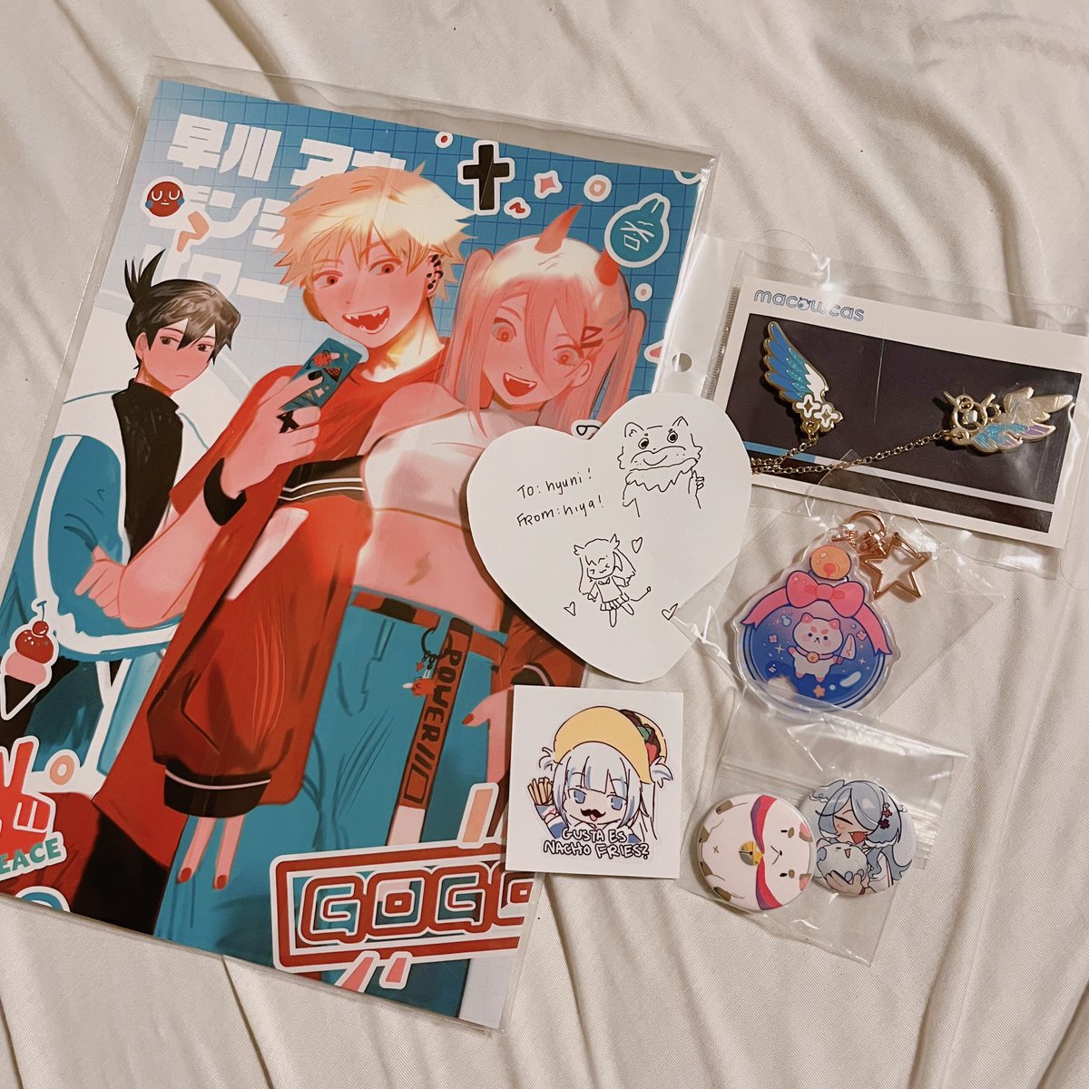 late sakuracon haul!! thank you @hiya_kk ;v; i love u and miss u