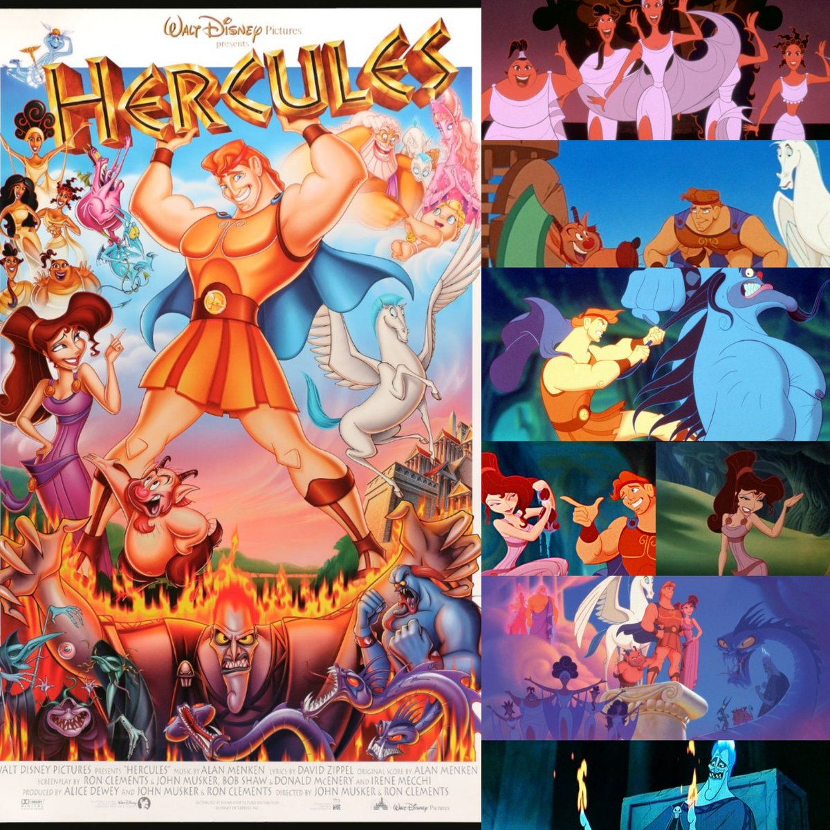 ArenStenslie's tweet photo. Today marks the #26thanniversary of #WaltDisneyPictures's 35th Animated Feature, #Hercules.
@RealJamesWoods @rogerbartoffic
#Disney #Megara #Meg #Philoctetes #Phil #Pegasus #ZeusAndHera #Hermes #Amphytrion #Alcmene #Hades #PainAndPanic #TheMuses #Nessus #TheThreeFates https://t.co/EXbpoqGtq3