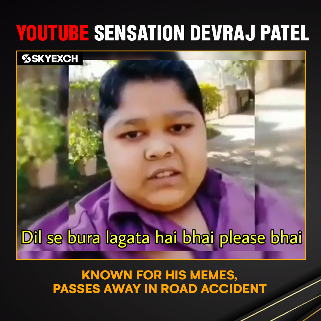 Heartbreaking news: YouTube sensation Devraj Patel tragically loses his life in a devastating road accident.

#DevrajPatel #Youtuber #RIP #Devastating #RoadAccident #SkyExch