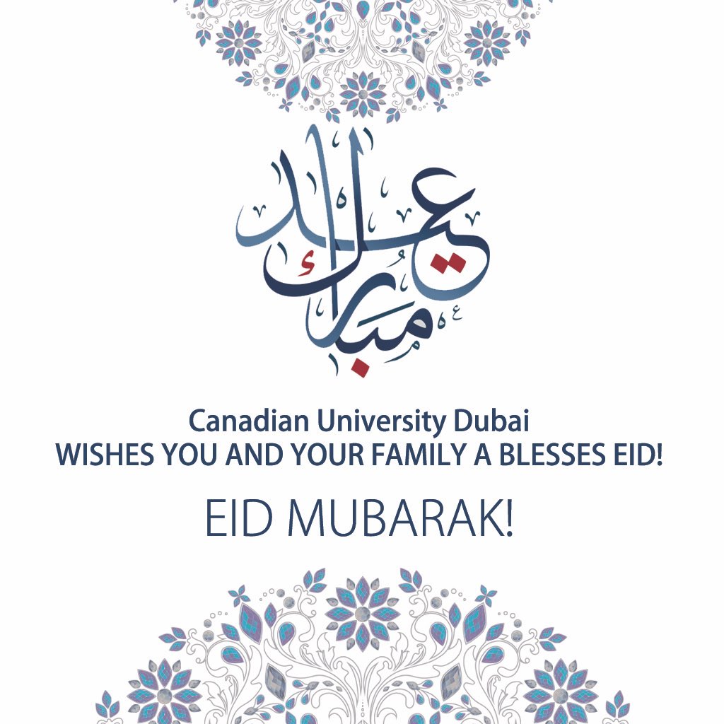 CUDUAE's tweet photo. ✨ Eid Mubarak to our incredible CUD community!
As we celebrate Eid Al-Adha, we extend our warmest wishes to all those observing this special occasion. May your festivities be filled with peace, joy, and cherished moments.
Wishing you all a wonderful Eid break!
#CUDubai https://t.co/ZvEoRKwClD