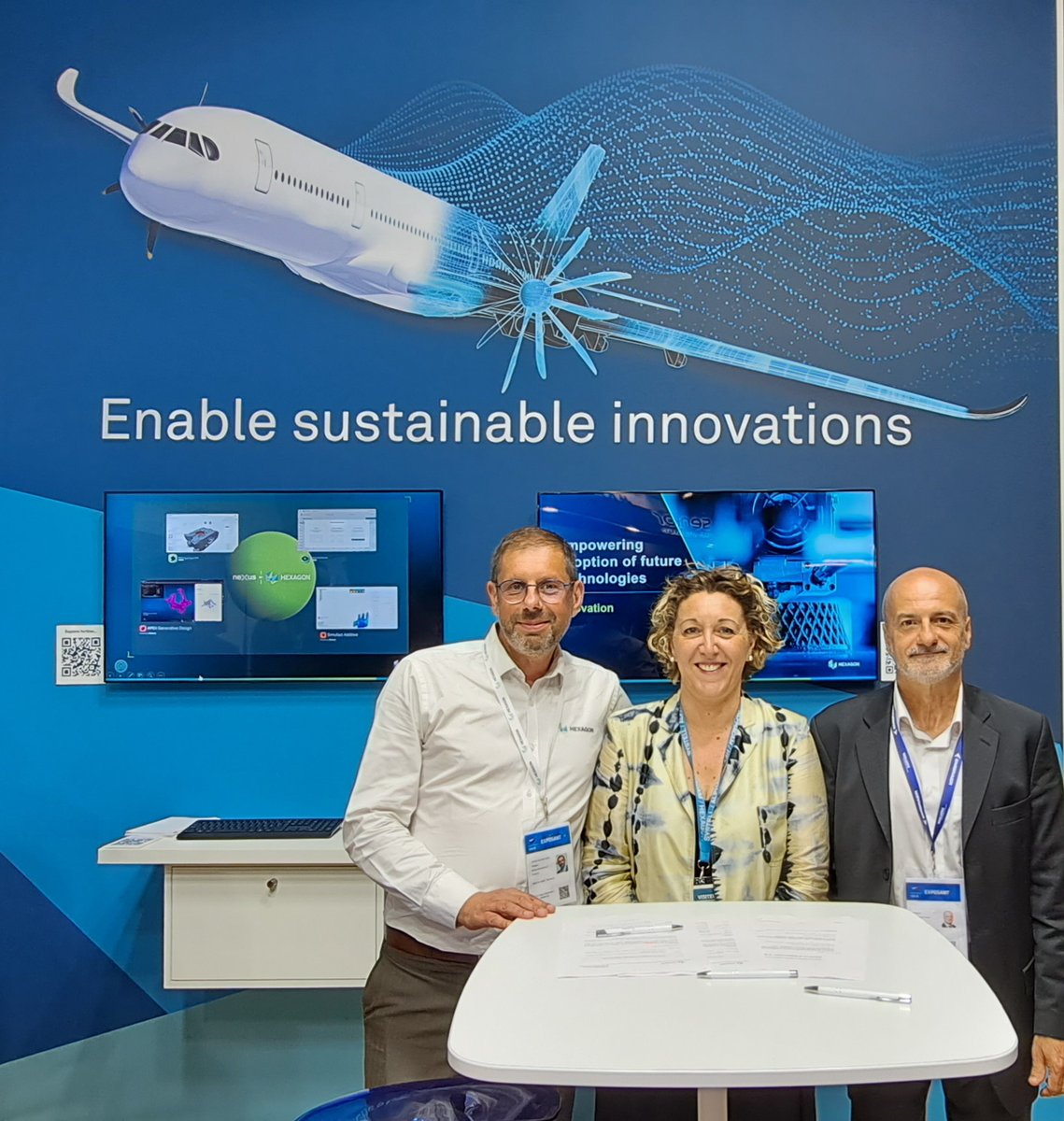 Signature du nouveau contrat de distribution entre la Société Systell Groupe et Hexagon.

 #systellgroupe  #HexagonMI
