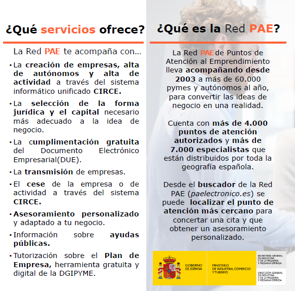 dgipyme's tweet photo. 👍🏼Si necesitáis ayuda para emprender y desarrollar vuestro proyecto empresarial, podéis contar con la #RedPAE, Puntos de Atención al Emprendimiento.
🎯Hay +4.000 puntos repartidos por España y +7.000 especialistas a vuestra disposición.
📍En @mincoturgob tenemos un punto PAE👇🏼 https://t.co/NwVysubuKB