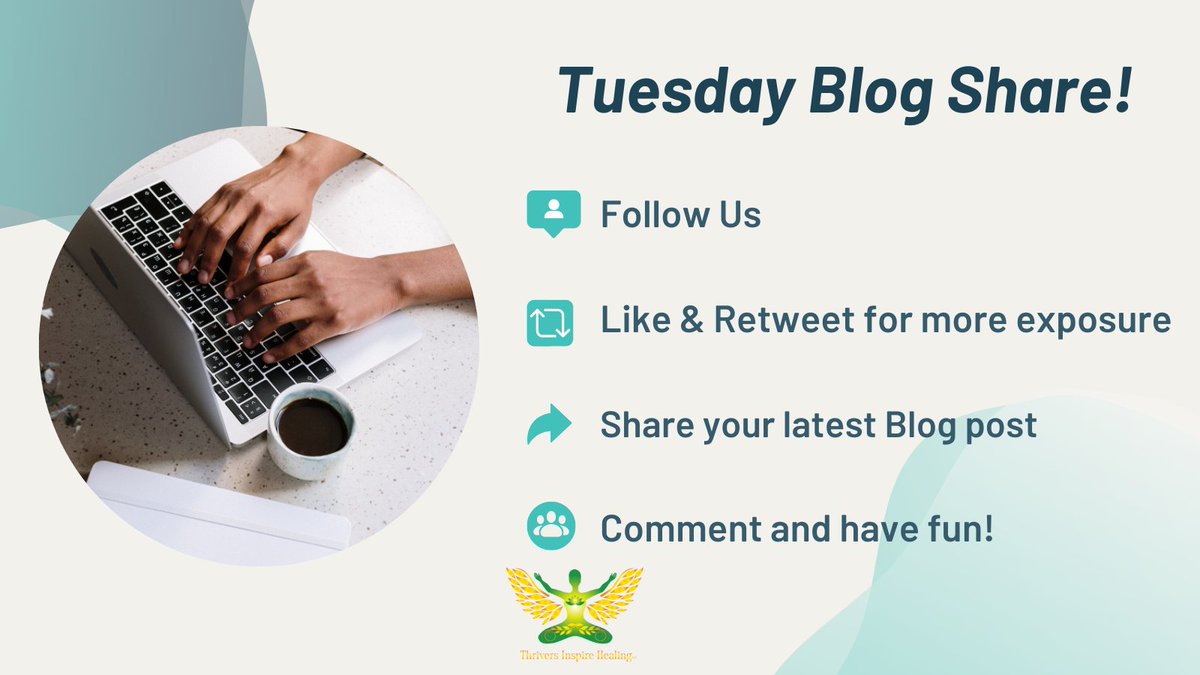 💻It's time for another Tuesday Blog Share! 💻

✍️Share your #NewBlogPost Comment and have Fun!

✍️Follow, Like & Retweet for more exposure!
#WritingCommunity #WritersLift #Blogger #Author #BlogCommunity #WritersCommunity