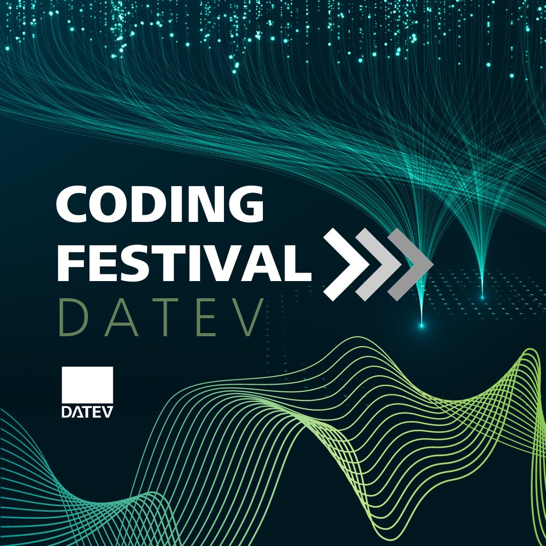 Das vierte interne Coding Festival @DATEV hat begonnen. 3 Tage voller Sessions und Workshops von internen und externen Sessiongebenden. #StayTuned wir halten euch hier und in unserem LinkedIn-Channel auf dem Laufenden. #lifelonglearning #DATEVCodingFestival