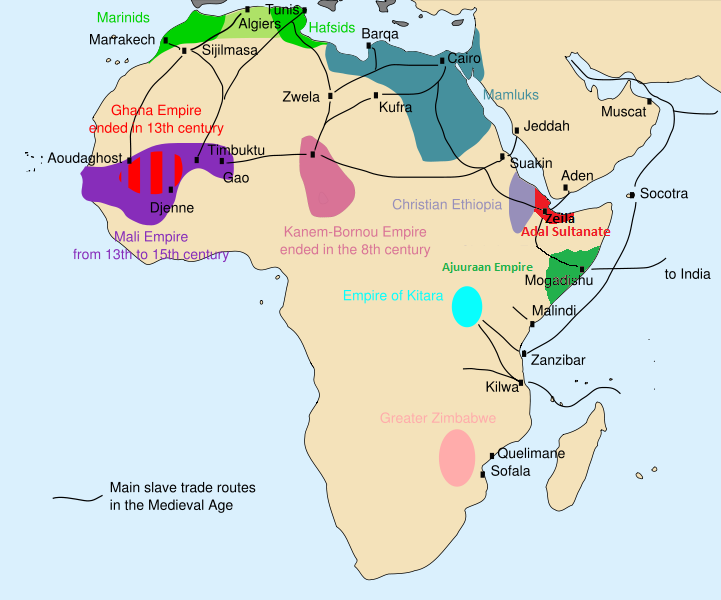 @s_m_marandi Look at these 'European' slave trade routes in Africa...