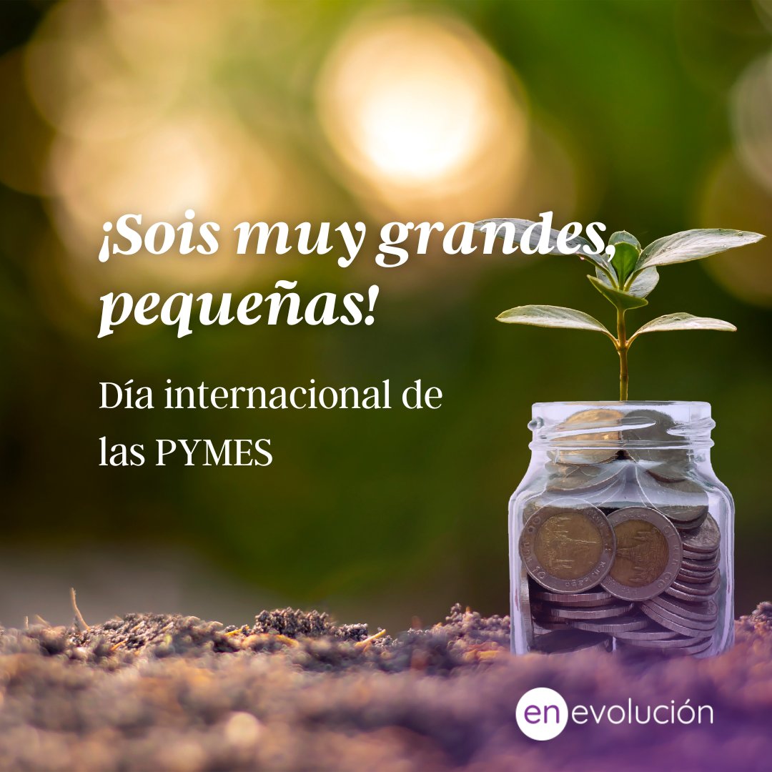 ¡Celebremos juntos el #DíaInternacionaldelasPYMES! 

Hoy  queremos resaltar su capacidad para adaptarse rápidamente, fomentar un  ambiente de trabajo cercano y brindar oportunidades de crecimiento  personal.

Enhorabuena, PYMES, ¡sois verdaderamente grandes!

#BEX22 #talento