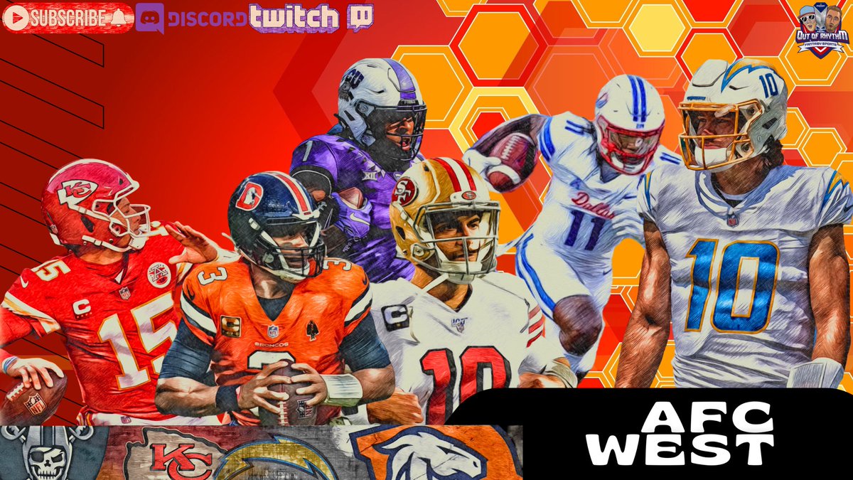 Weds we will be diving into the AFC WEST trying to share as much as I can before hand I’ll share the link later today :)  enjoy the graphics #AFC #afcwest #BroncosCountry #Broncos #Chargers #ChiefsKingdom #cheifs  #RaiderNation  #Raiders