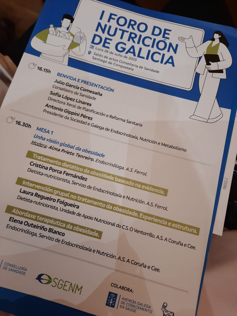 codinugal's tweet image. Foro de Nutrición de Galicia