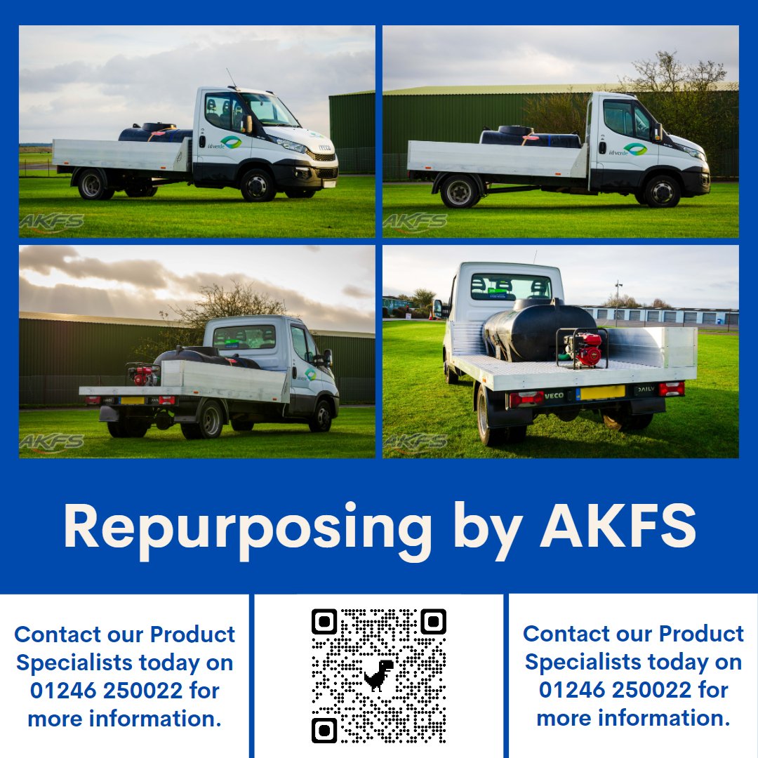 Repurposed by AKFS…

What’s repurposing?

We take your current #CommercialVehicle and we make it better, we make it fit for purpose - we return to you a vehicle that suits your current business model.

The #AKFS repurposing option is available on both new and used vehicles.