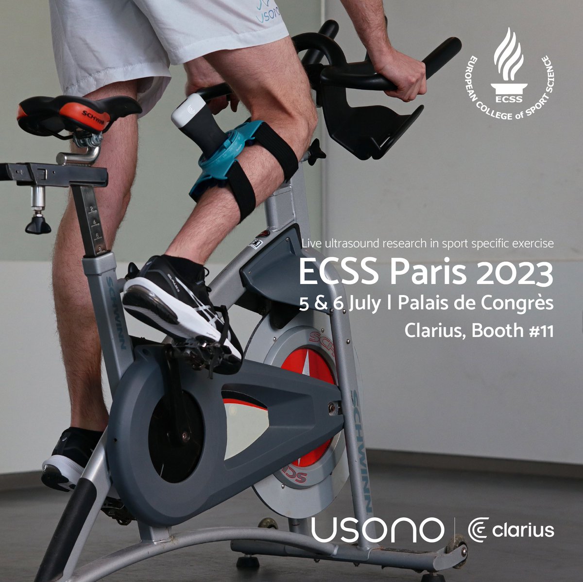 usono's tweet photo. Next week we'll demonstrate #ProbeFixDynamic at #ECSS2023 in Paris! Can't wait to present our latest developments in the @clariusmhealth booth (number 11). We're very much looking forward to a great conference organized by @E_C_S_S and @INSEP_PARIS ! https://t.co/CZrLOvkr2n