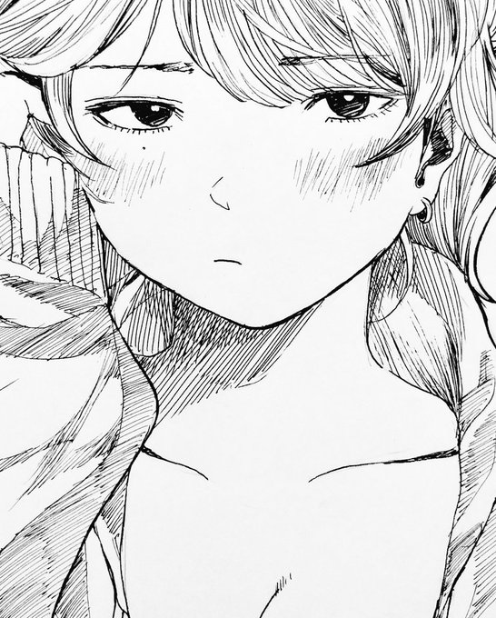 頬の斜線問題、体温表現(ex感情)の補助とかにも効果があるのでそのへんで使い分けるという意識はあるますね 