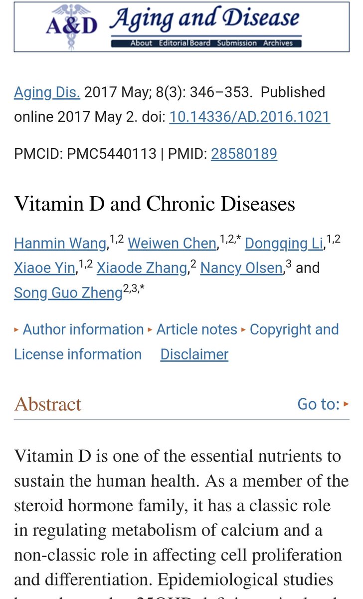 Fat soluable #VitaminD deficiency found to have close link with so many #ChronicDiseases . Adequate amount of daily #fat intake and  #SunExposure , important for our health to #prevent &  #manage #NonCommunicableDiseases.
#PublicHealth

ncbi.nlm.nih.gov/pmc/articles/P…