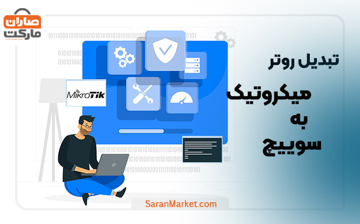 SaranMarket's tweet photo. ����به روز ترین #بلاگ ها در #صاران_مارکت 
در دنیای #شبکه تبدیل #روتر #میکروتیک به #سوئیچ یکی از روش‌های بهینه‌سازی و استفاده از حداکثر امکانات حتی در پلتفرم‌های قدیمی است. ادامه از طریق لینک زیر...
https://t.co/agNYA9fOTv https://t.co/gViQUwNnhY