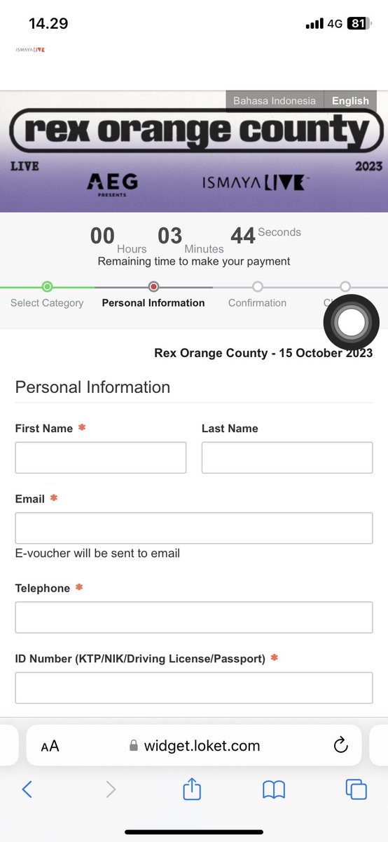 princemateeng's tweet photo. 2 tix Rex Orange County, Fee 350 2 tiket https://t.co/5rlG4THPvL
