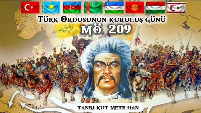 Mete Han'dan, Atatürk'e... Türk Ordusu 2232 yaşında.

"Türk atalarını tanıdıkça daha büyük işler yapmak için kendinde kuvvet bulacaktır” Başbuğ Atatürk.

#KaraKuvvetleri