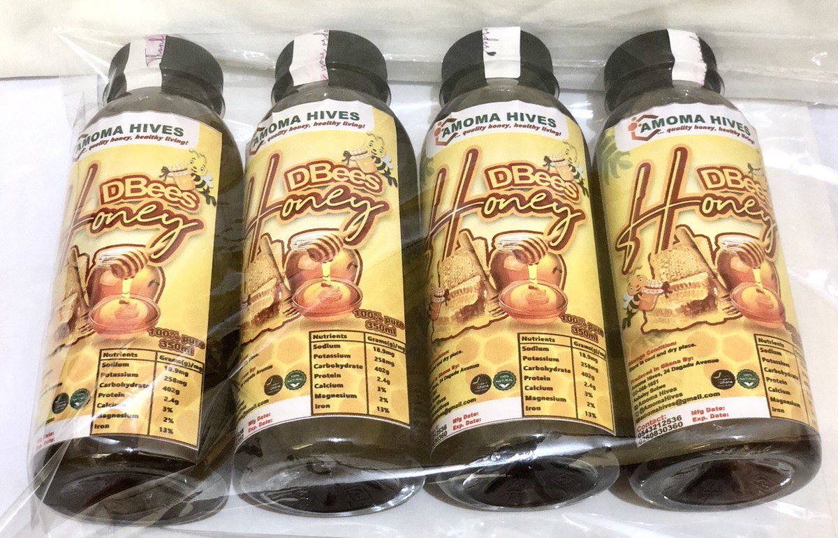 DO YOU KNOW?
#Bees produce honey by gathering and then refining the sugary secretions of plants (primarily floral nectar) or the secretions of other insects, like the honeydew of aphids. 
Contact 0543212536 for a pure organic honey.
#qualityhoneyhealthyliving #amomahives_updates