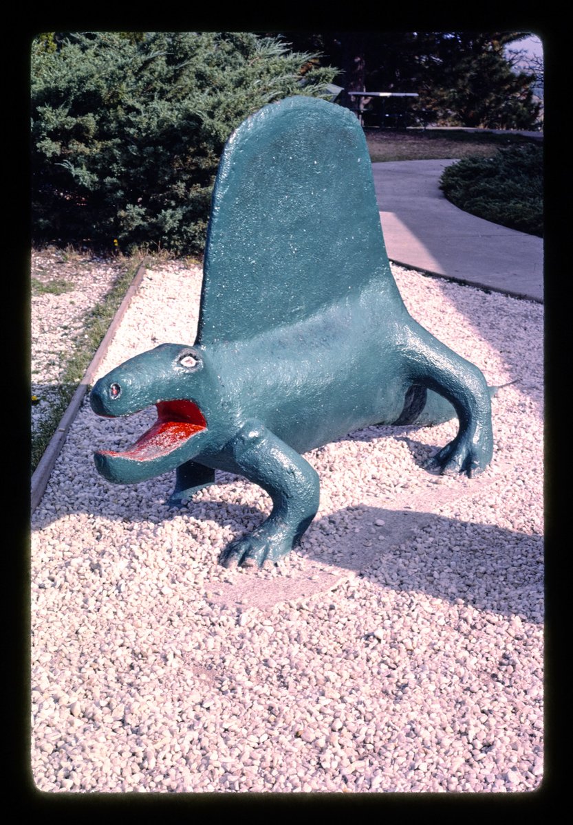 dinosaur park, rapid city, south dakota, 1987