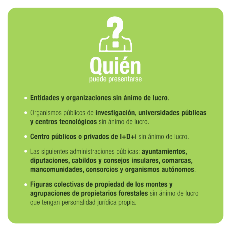 FBiodiversidad's tweet photo. Convocatoria | Subvenciones para la promoción de la bioeconomía forestal.

💵 77M€ 
💰 Ayudas de entre 100.000€ y 2M€ por proyecto
🗓️ El plazo finaliza este viernes 30 de junio

ℹ️ Consulta más información 👇👇👇

#PlanDeRecuperación #ProyectosPRTR